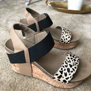 Corky’s Leopard Print Wedges